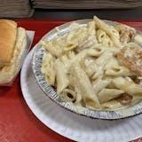 Pasta with Sautéed Shrimp Alfredo